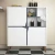 Hanah Home Komoda Pulse 100x115x30cm Belo-Plava