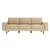 ATELIER DEL SOFA Sofa sa 3 sedišta Sparrow Extra 3 Sand Walnut