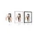 Plakat abstraktne oblike eleganten par - 30x45 no frame