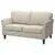 EKHOLMA Sofa dvosed, Hakebo bež