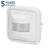 Senzor pokreta ugradni zidni 160step. 0-500W IP20 beli Orno