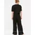 Trendyol Black Cotton Printed T-shirt-Pants Knitted Pajamas Set
