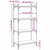 Regal za knjige s 4 razine crni 60x30x120 cm konstruirano drvo