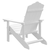 Vrtna stolica Adirondack HDPE bijela