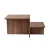 HANAH HOME Sto za dnevnu sobu Harmony Walnut