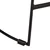 Vidaxl Barski stolčki 2 črni Black 45x40x78 cm trden mangov les