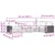 Set vanjskih sofa 5 pcs Prirodna i antracit 331 x 172,5 x 73 cm