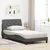 Vidaxl Posteljni okvir brez vzmetnice temno siv 100x200 cm blago