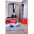 Hanah Home Dečiji krevet - auto 130x60??x235cm Crni