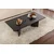 Hanah Home Klub sto Sabin, 119x40x60 cm, Crni