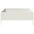 Vrtna visoka greda bela 100x100x41 cm jeklo
