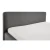 Temno siva oblazinjena postelja brez letvenega dna 120x200 cm Mattis – Meise Möbel