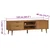 Vidaxl TV omarica MOLDE rjava 158x40x49 cm trdna borovina