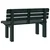 Vrtna klupa zelena 110 x 52 x 71 cm od polipropilena