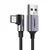 Ugreen USB-A na USB-C 3A 3 m kotni kabel – siv