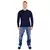 U.S. POLO ASSN. Pulover temno modra