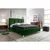 Carryhome OBLAZINJENA POSTELJA 140 cm x 220 cm , tekstil temno zelena