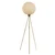 Opviq Podna lampa Pied, 138 cm, Zlatne boje