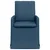 Trpezarijske stolice 2 pcs Plava 57 x 67 x 98 cm tkanina