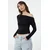 Trendyol Milla ženska bluza Twoaw24Bz00227, crna