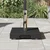 Baza za suncobran Crna 41 x 41 x 37 cm Granit