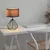 Opviq Stona lampa Diamond-S-708, 25x25x43 cm, IP20, Braon-crna