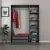 Hanah home Ormar Kale Anthracite 135x210x52cm Crni