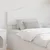 Vidaxl Vzglavje Bela Konstruiran les