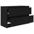 TV ormarić crni 80x35x54 cm izrađeno drvo