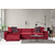 Atelier del Sofa Ugaona garnitura 100x76x170cm Crvena