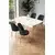 HANAH HOME Rasklopivi trpezarijski sto i stolice (5 delova) Nira White Gold Anthracite