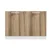 Hanah Home kuhinjski element Minar 4153, 120 cm, beli / dore