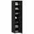 Highboard 2 pcs Crni hrast 30 x 42,5 x 185 cm