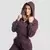 GymBeam Women‘s Base Zip Up Hoodie Eclipse