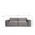 Atelier del Sofa Dvosed Lego 100x76x215cm Sivi