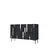 Hanah Home komoda Ece 120, 120 cm, antracit / srebrna