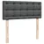 Vidaxl Box spring postelja z vzmetnico temno siva 120x190 cm blago