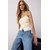 Trendyol Milla Ženska bluza, Krem