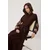Trendyol Modest Ženska haljina Tctss25Eb00116, Smeđa