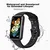 Shishan Zamenska narukvica za pametni sat za Huawei Band 7, Crna