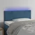 Vidaxl LED posteljno vzglavje temno modro 80x5x78/88 cm žamet
