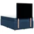 vidaXL vidaXL Box spring postelja z vzmetnico moder 120x200 cm blago, (21306510)