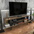 HANAH HOME TV polica Akya Walnut Black