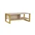 Hanah Home Klub sto Haldizen, 105x40x55 cm, Bež