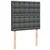 Vidaxl Box spring postelja z vzmetnico temno siva 90x200 cm blago