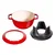 20 cm cast iron fondue set, Cherry - Staub