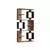 Hanah Home Polica 90x171,9x24,6cm Bež-Antracit