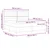 Vidaxl LED Box Spring Postelja Svetlo siva 200 x 200 cm blago
