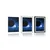 Plakat s paspartujem skrivnostni vzorci - 20x30 silver