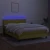 Krevet box spring s madracem LED plavi 140x190 cm od tkanine